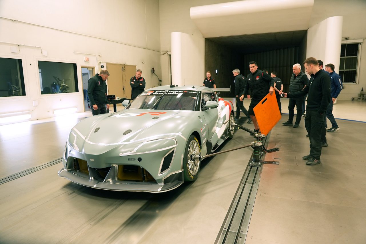 新型トヨタGRスープラがフォード、シボレーとの空力性能で互角を達成「予想より高い精度で収まった」／RSC