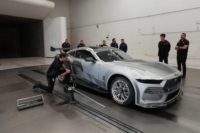 新型トヨタGRスープラがフォード、シボレーとの空力性能で互角を達成「予想より高い精度で収まった」／RSC