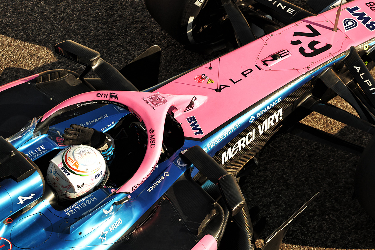 2025年F1アブダビテスト　クッシュ・マイニ（アルピーヌ）