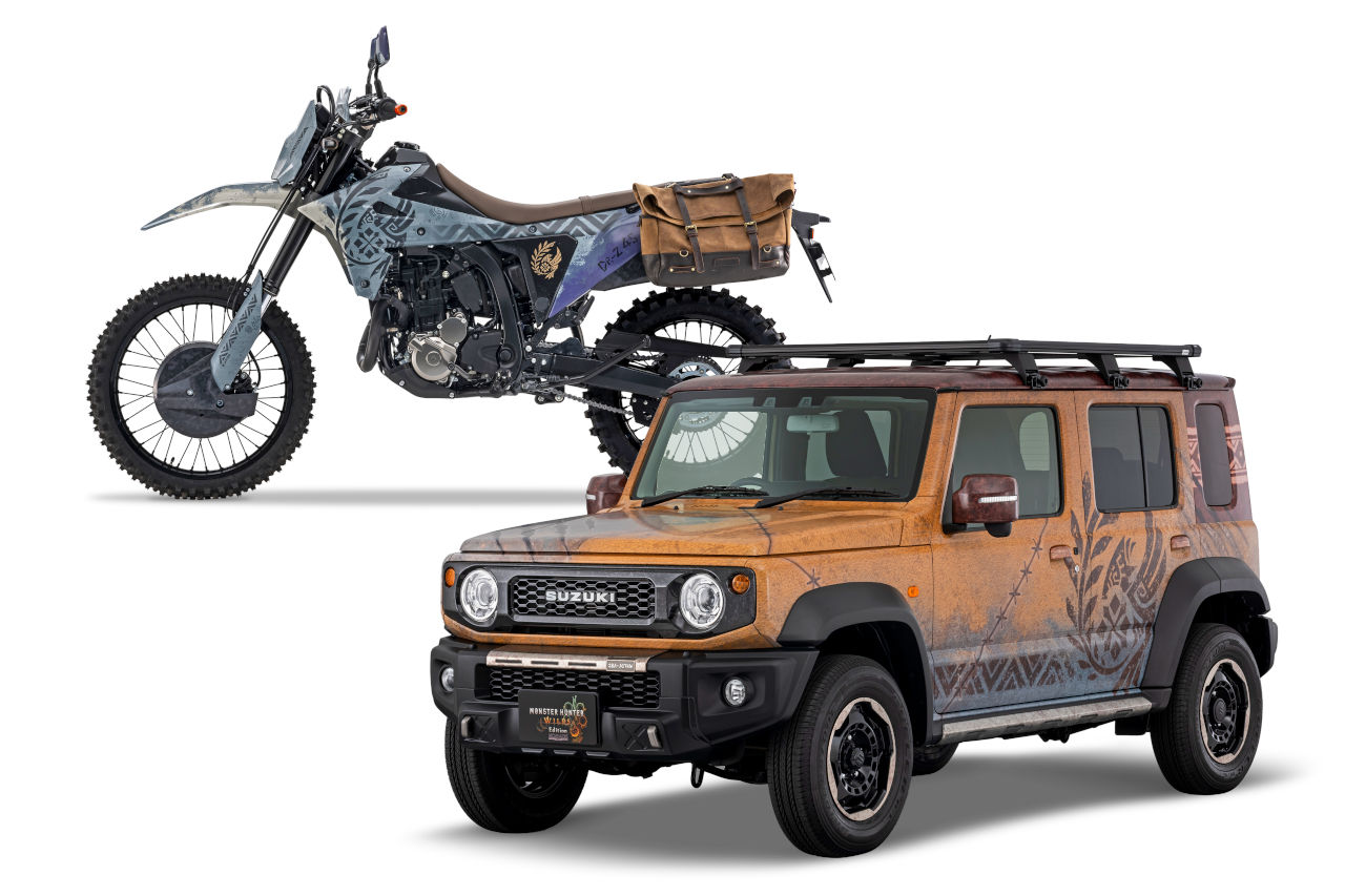 スズキとモンスターハンターが東京オートサロン2026でコラボレーション。ゲームの世界観が実車と融合