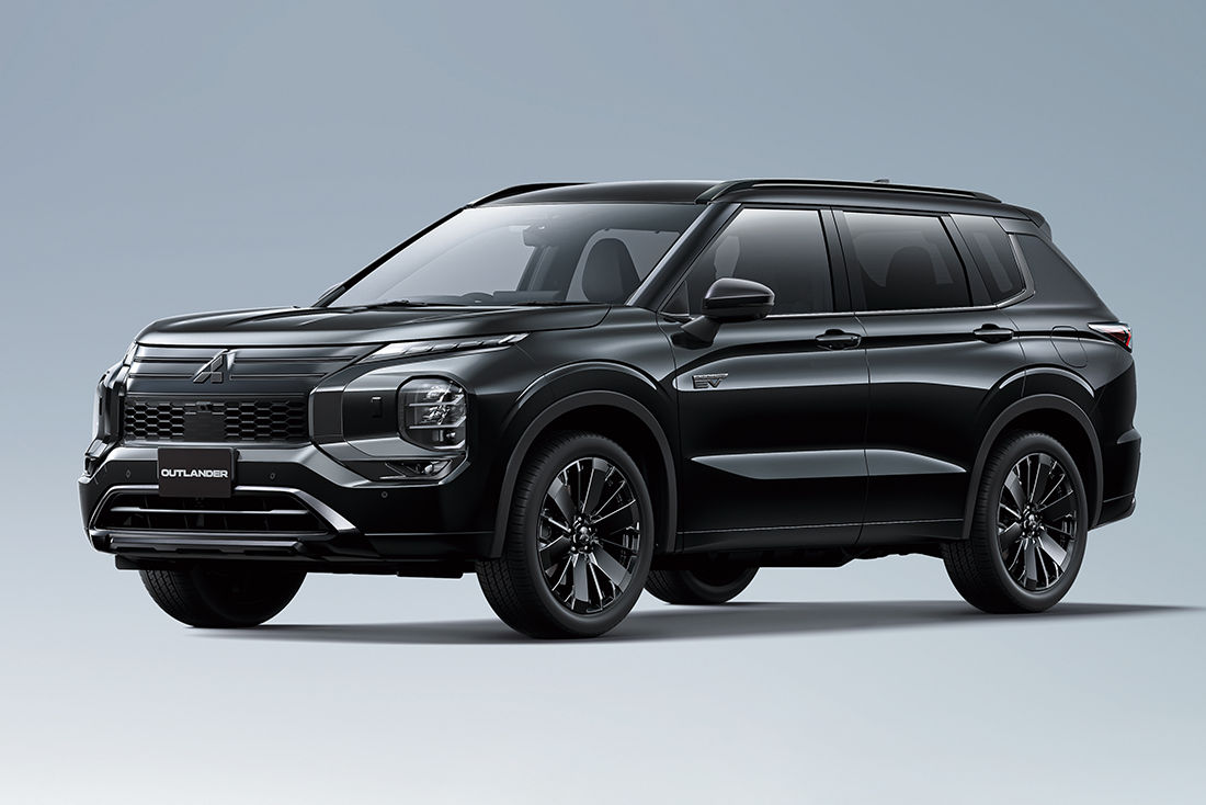 “黒”で力強さを強調。ミツビシ、『アウトランダーPHEV』に特別仕様車“ブラック・エディション”を新設定