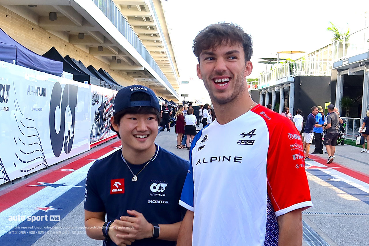 角田裕毅とピエール・ガスリー