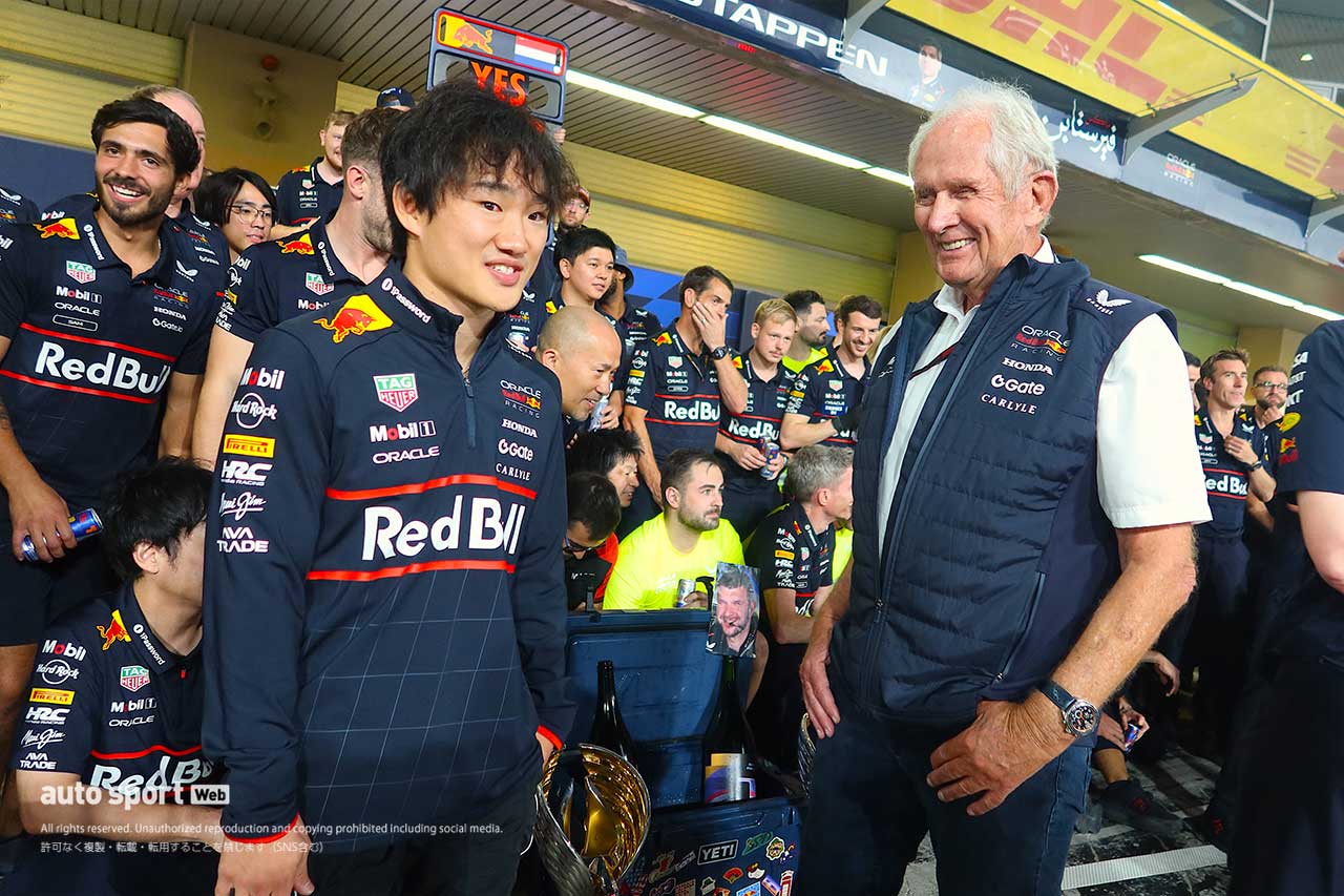 角田裕毅とヘルムート・マルコ