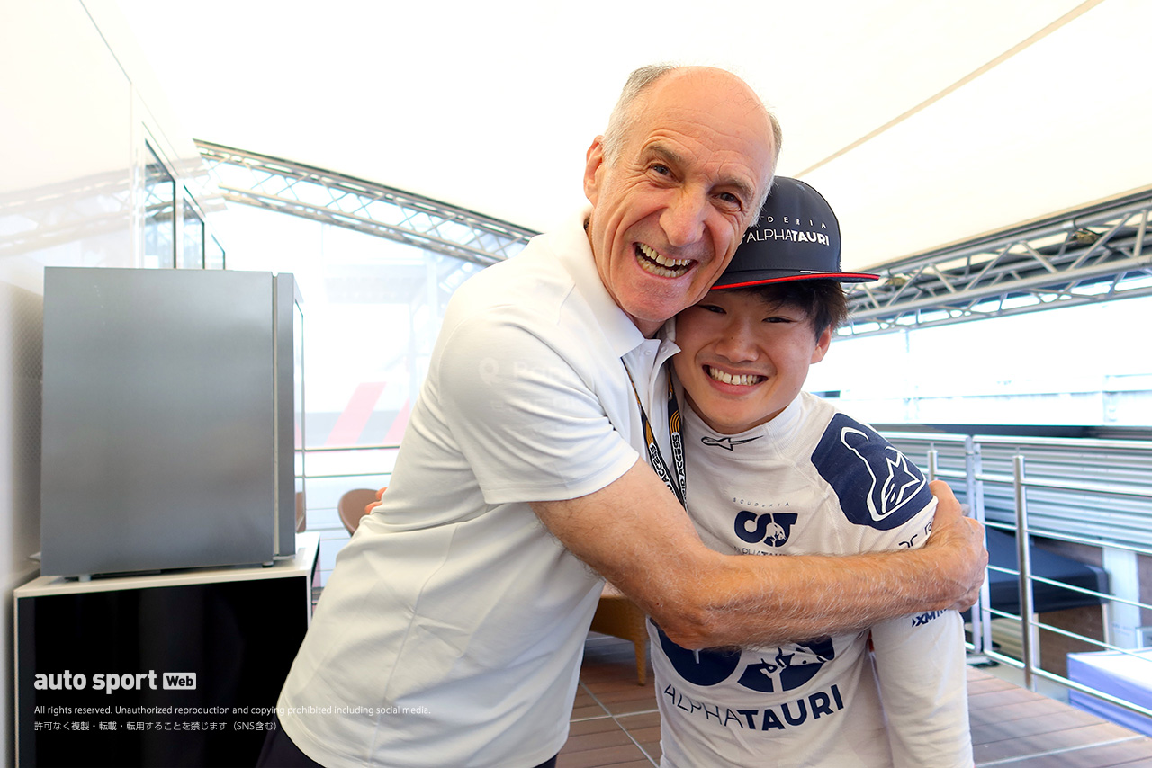 フランツ・トスト代表＆角田裕毅（アルファタウリ）