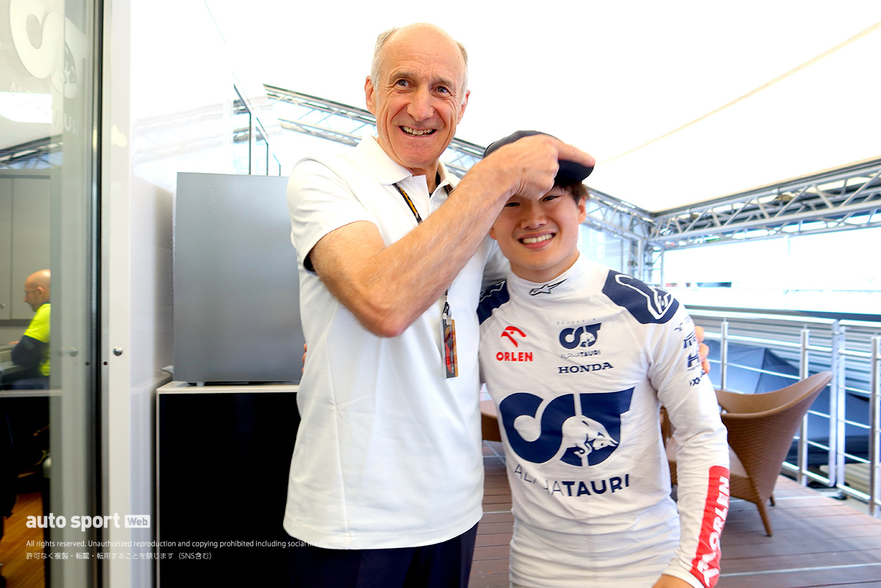 フランツ・トスト代表＆角田裕毅（アルファタウリ）