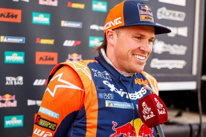 レッドブルKTMファクトリーレーシングのダニエル・サンダース（KTM450ラリーファクトリー）