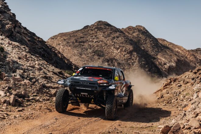 トヨタ・ガズー・レーシングSAのガイ・ボッテリル（トヨタ・ハイラックスIMTエボ）