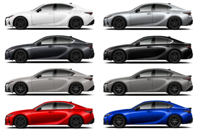 レクサス、『IS』の一部改良モデルを発売。黒基調の特別仕様車“Fスポーツ・モード・ブラックV”新設定