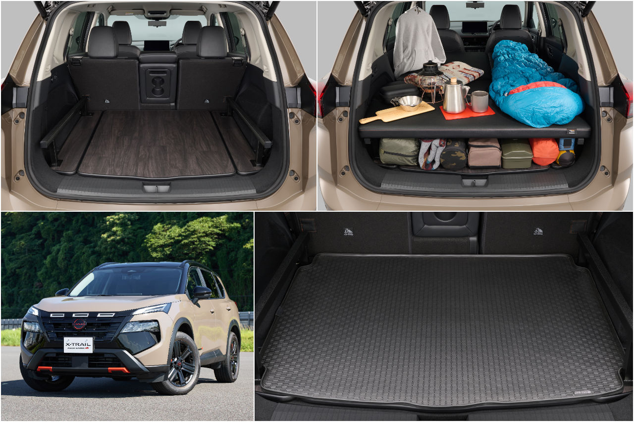 ニッサンの車中泊仕様シリーズに『エクストレイル』が新登場。大きなベッドで快適な休憩を実現