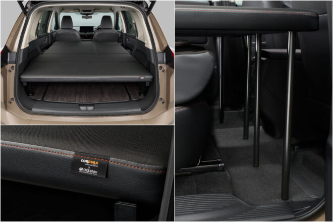 ニッサンの車中泊仕様シリーズに『エクストレイル』が新登場。大きなベッドで快適な休憩を実現