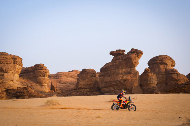レッドブルKTMファクトリーレーシングのルチアーノ・ベナビデス（KTM450ラリーファクトリー）