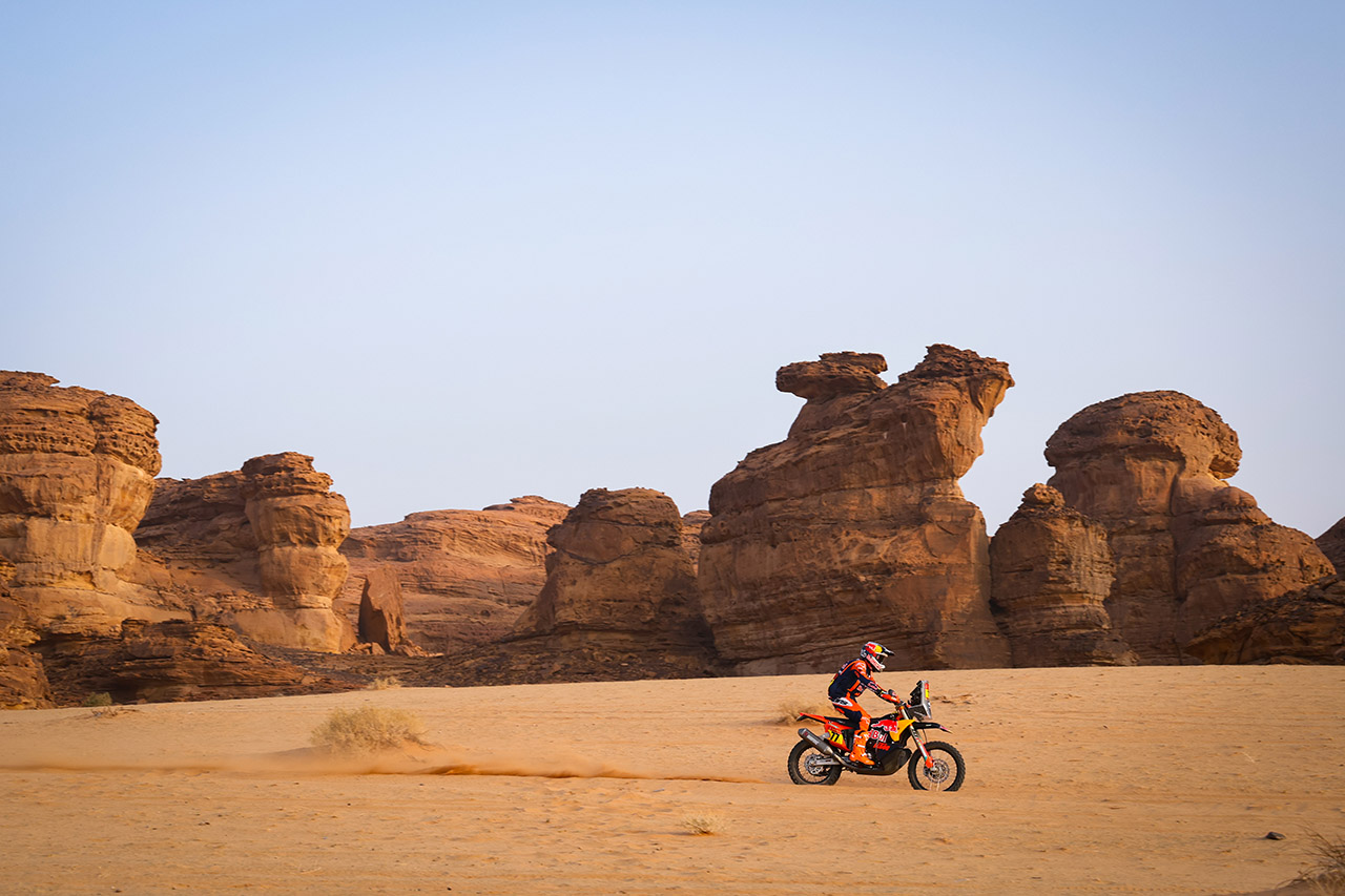 レッドブルKTMファクトリーレーシングのルチアーノ・ベナビデス（KTM450ラリーファクトリー）