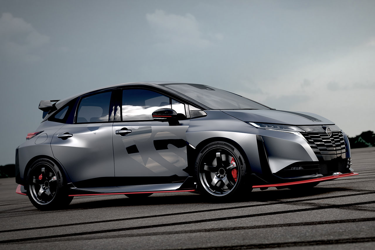 ニッサン／ニスモ、将来のレース出場と市販化を見据えた『オーラ・ニスモRSコンセプト』を東京オートサロン2026で初公開