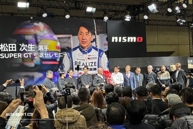 松田次生スーパーGT引退セレモニー