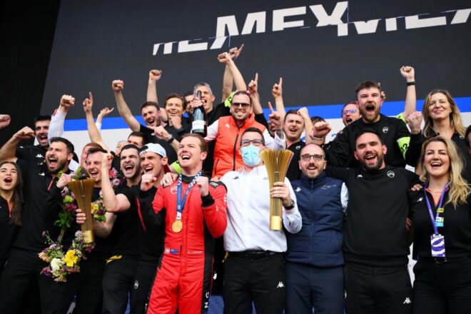 キャシディ、デビュー2戦目のシトロエンにフォーミュラE初勝利をもたらす。猛追するモルタラを抑え、メキシコE-Prix制覇