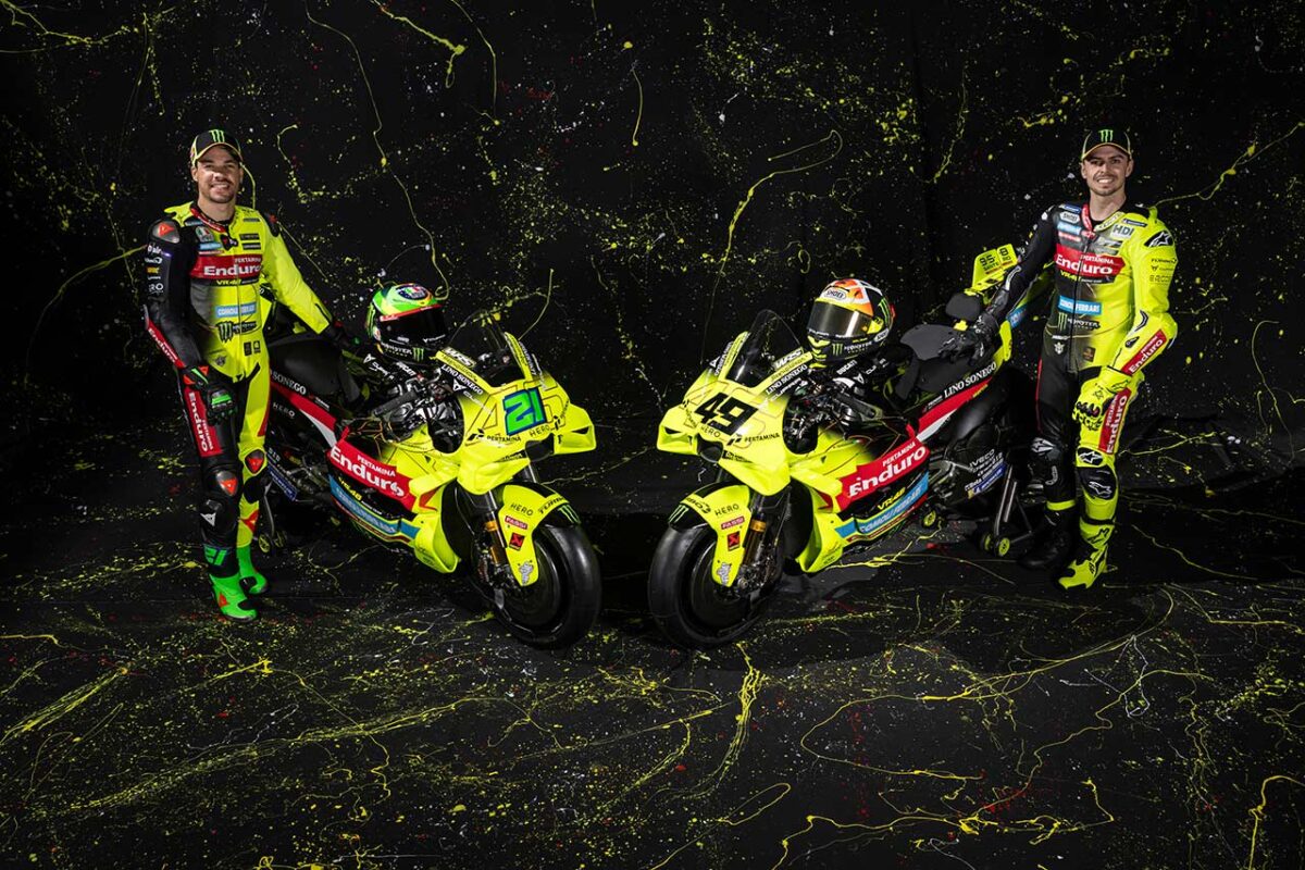 VR46レーシング・チーム、2026年のカラーリングを発表。最高峰クラス5年目は原点回帰の配色へ／MotoGP