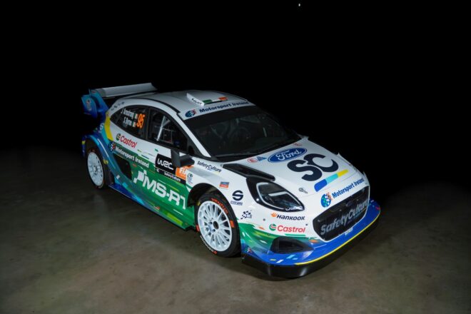 WRCトップチームの新カラーが続々発表。Mスポーツ・フォードはアイリッシュ、ヒョンデは大胆にレイアウト刷新