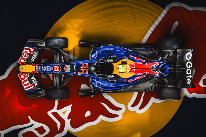 オラクル・レッドブル・レーシングの2026年型マシンのカラーリング