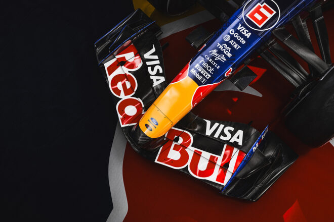 オラクル・レッドブル・レーシングの2026年型マシンのカラーリング
