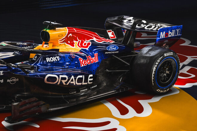 オラクル・レッドブル・レーシングの2026年型マシンのカラーリング