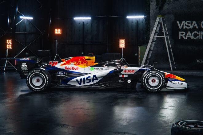 レーシングブルズの2026年型F1マシンカラーリング