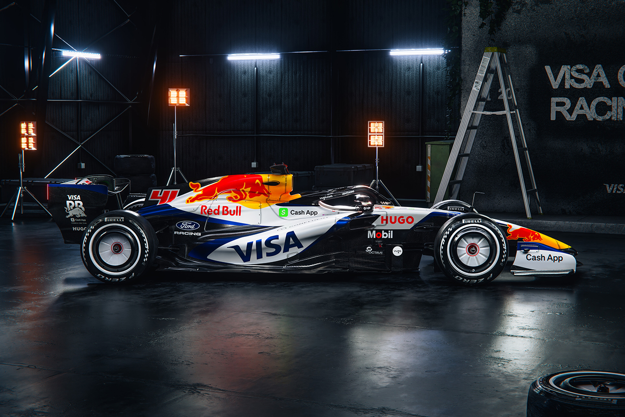 レーシングブルズの2026年型F1マシンカラーリング