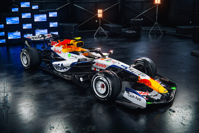 レーシングブルズの2026年型F1マシンカラーリング