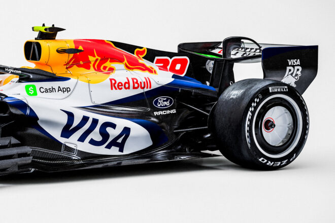 レーシングブルズの2026年型F1マシンカラーリング