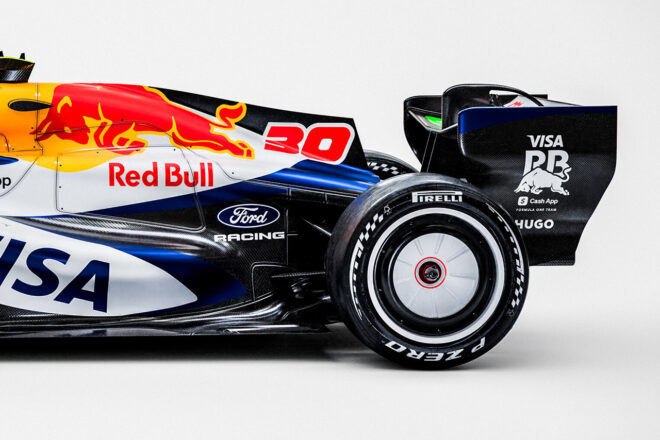 レーシングブルズの2026年型F1マシンカラーリング