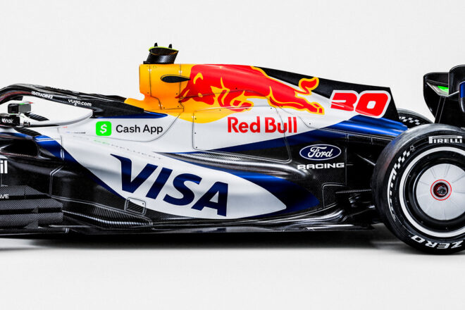 レーシングブルズの2026年型F1マシンカラーリング