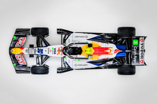 レーシングブルズの2026年型F1マシンカラーリング