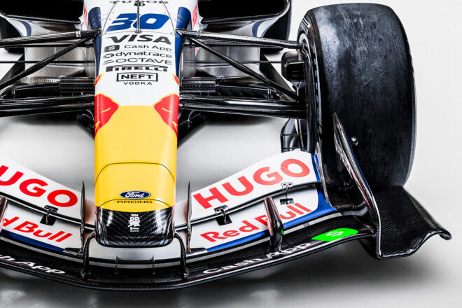 レーシングブルズの2026年型F1マシンカラーリング