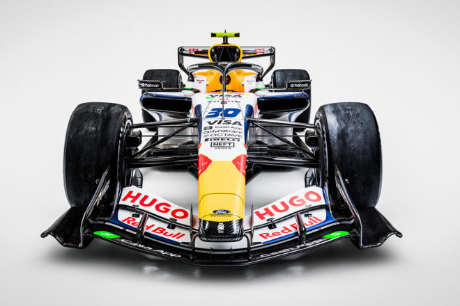 レーシングブルズの2026年型F1マシンカラーリング