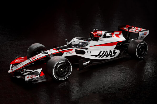 ハースF1の2026年型マシン『VF-26』のカラーリング