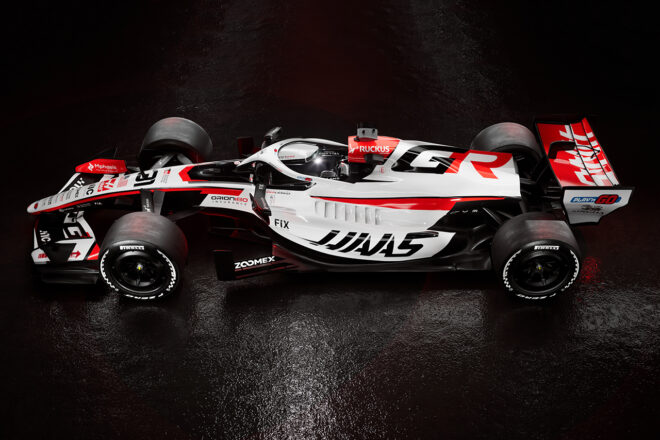 ハースF1の2026年型マシン『VF-26』のカラーリング