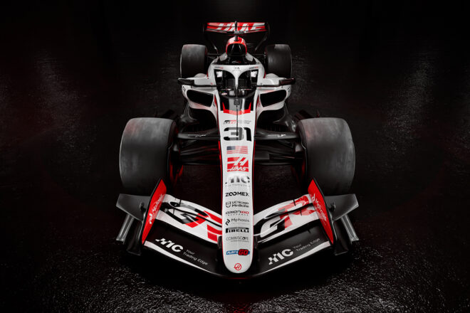 ハースF1の2026年型マシン『VF-26』のカラーリング