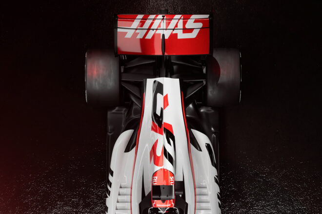 ハースF1の2026年型マシン『VF-26』のカラーリング