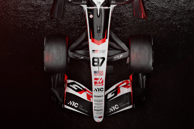 ハースF1の2026年型マシン『VF-26』のカラーリング