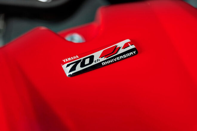 ヤマハ、スーパースポーツ『YZF-Rシリーズ』5車種の70周年記念モデルを発売
