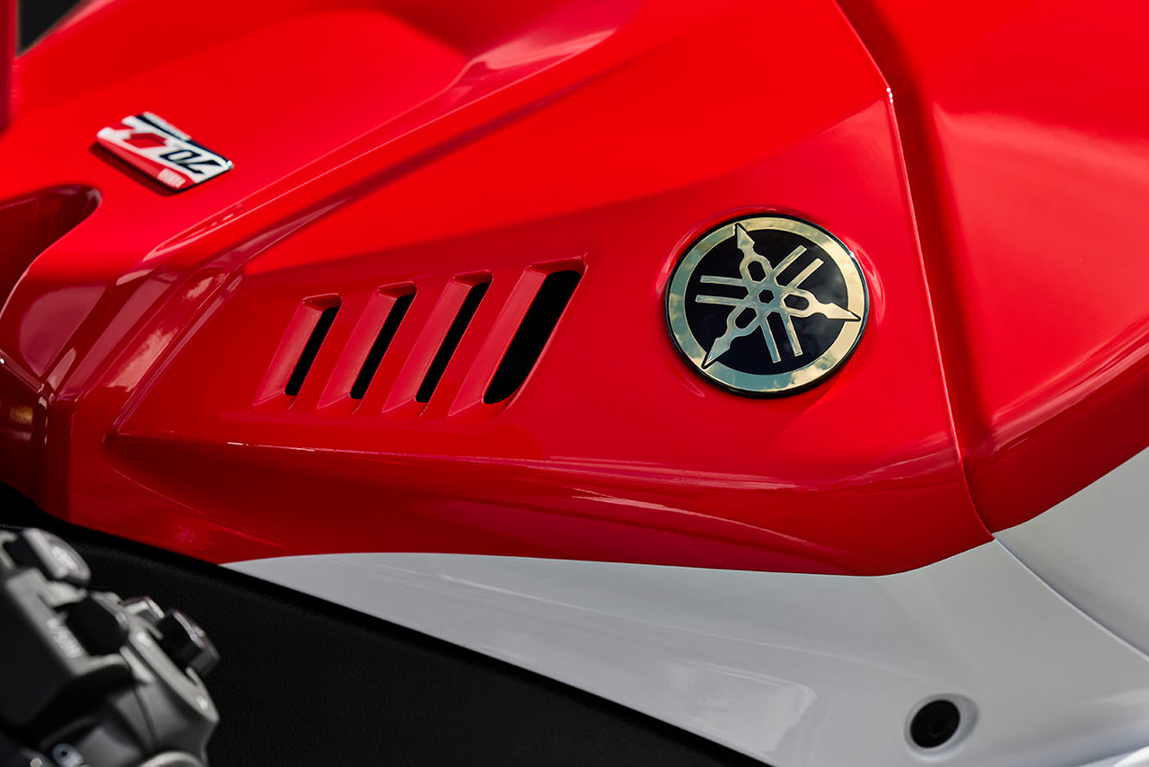 ヤマハ、スーパースポーツ『YZF-Rシリーズ』5車種の70周年記念モデルを発売