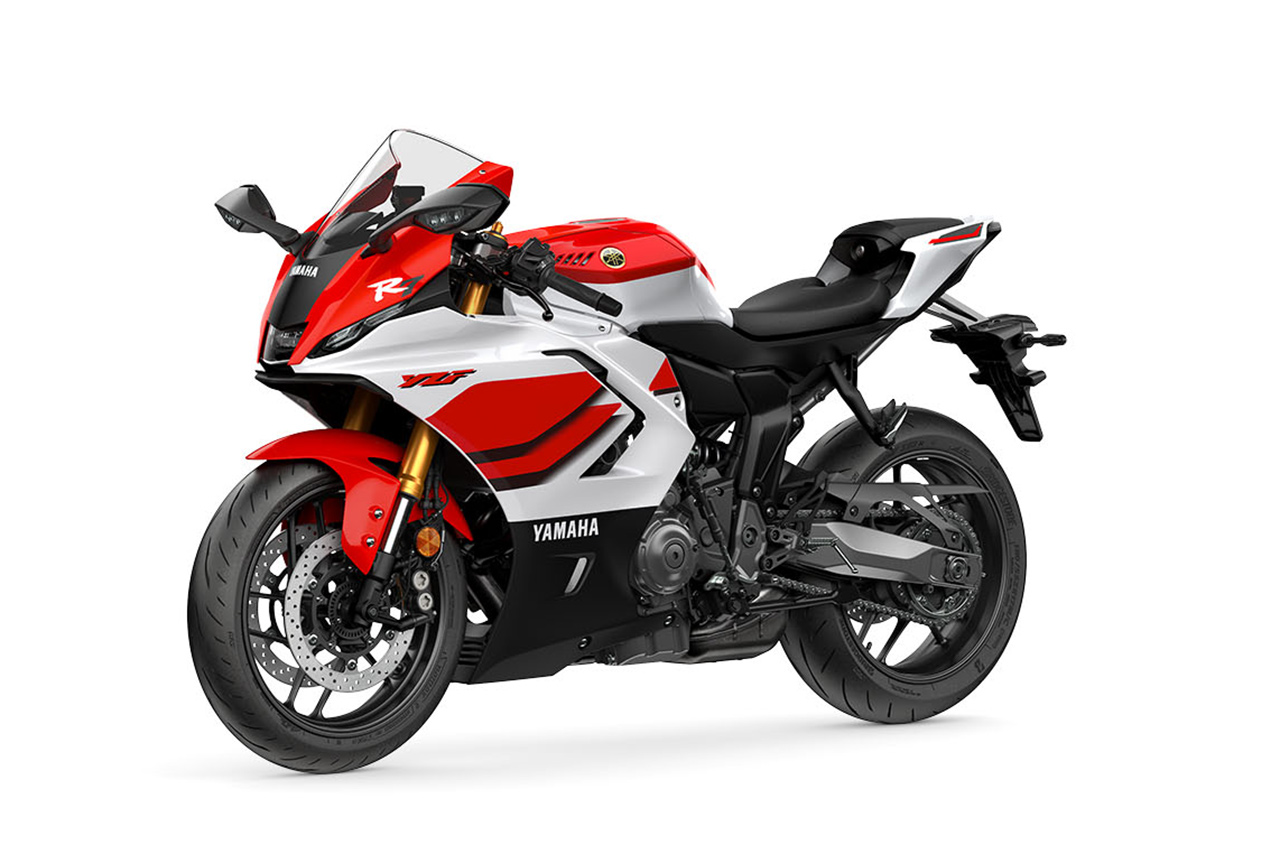 ヤマハ、スーパースポーツ『YZF-Rシリーズ』5車種の70周年記念モデルを発売