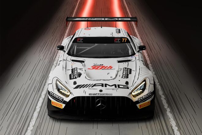 メルセデスAMG GT3がまさかの『頭文字D』カラーに！ クラフト・バンブー・レーシングがIGTCバサースト12時間の豪華体制を発表