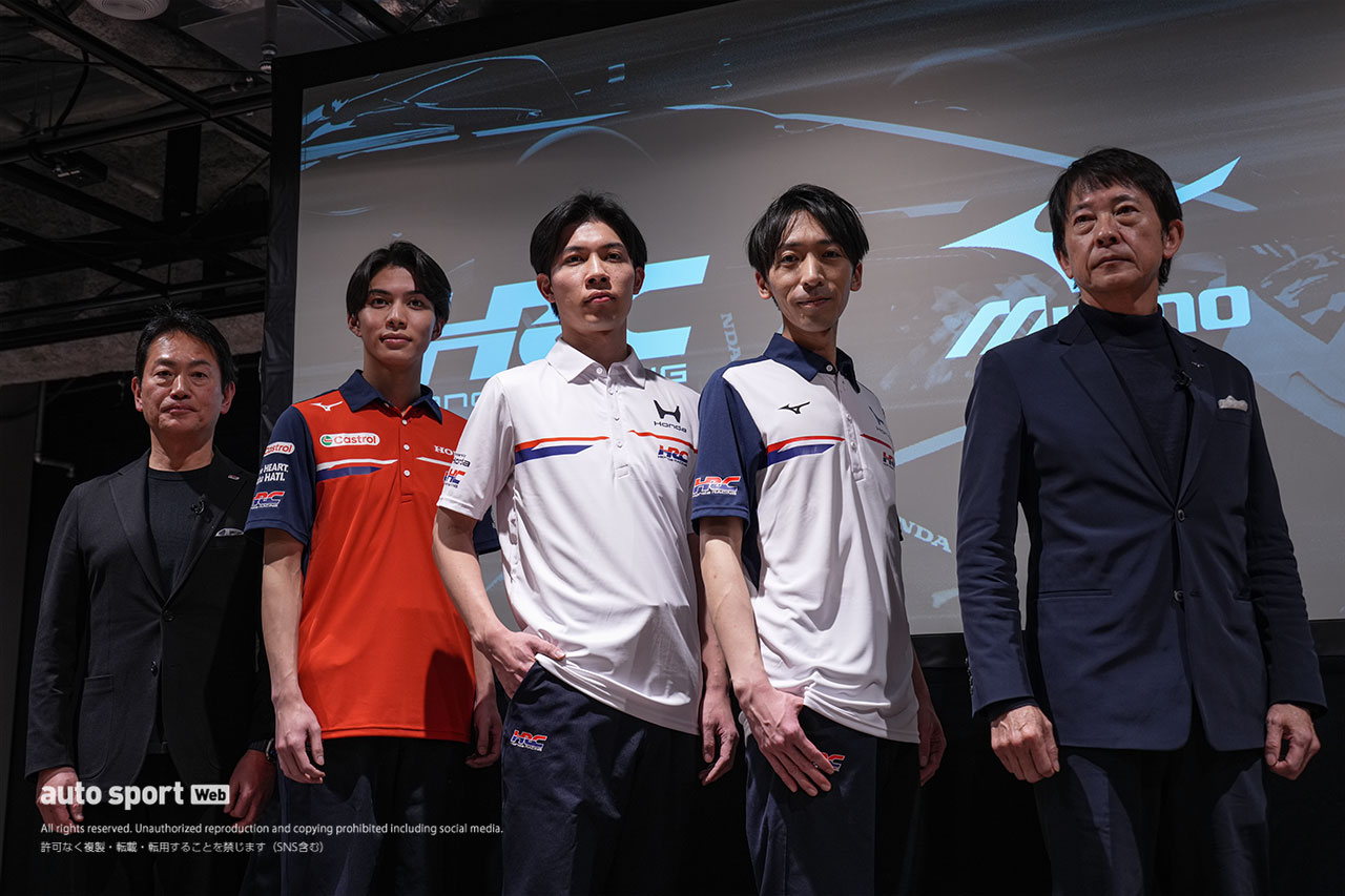 ホンダ・レーシングがミズノと開発した新ユニフォームデザインを発表。四輪／二輪で統一イメージ