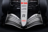 アウディの2026年型F1マシン『R26』のカラーリング（フロントウイング）