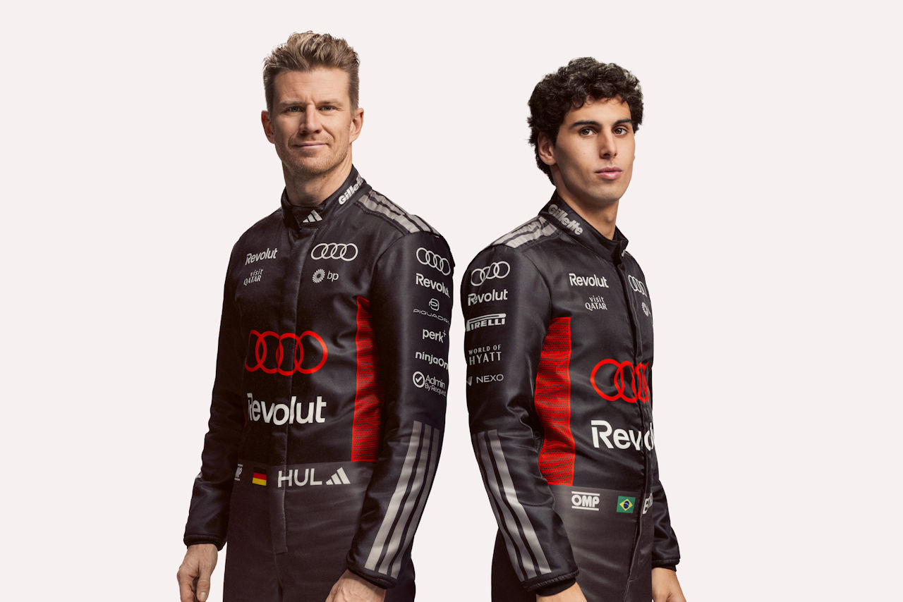 ニコ・ヒュルケンベルグとガブリエル・ボルトレート（アウディF1）