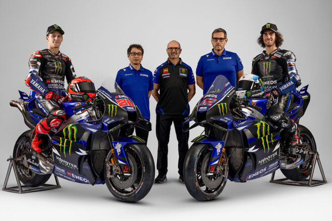 モンスターエナジー・ヤマハMotoGP、2026年型YZR-M1を披露。新型V4エンジンとともに前進誓う