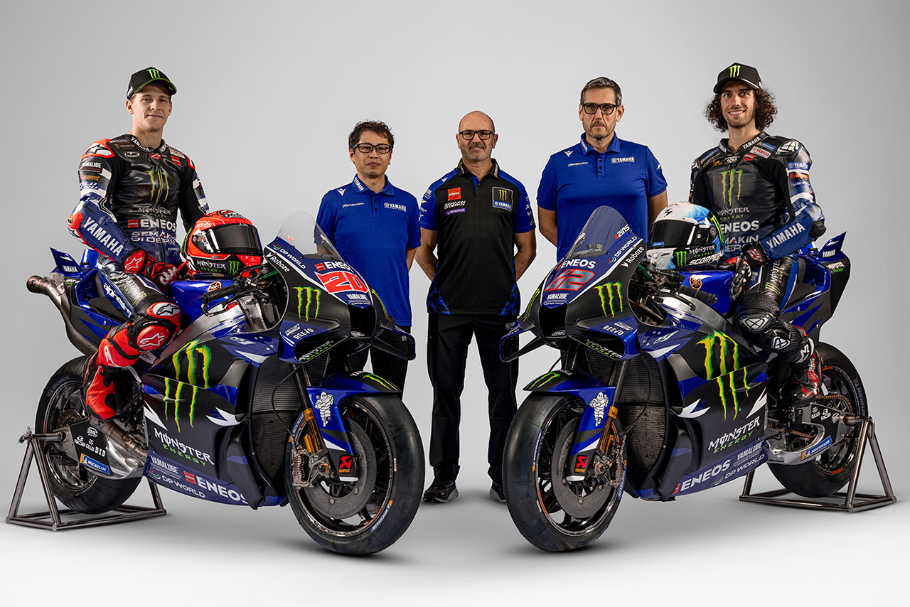 モンスターエナジー・ヤマハMotoGP、2026年型YZR-M1を披露。新型V4エンジンとともに前進誓う