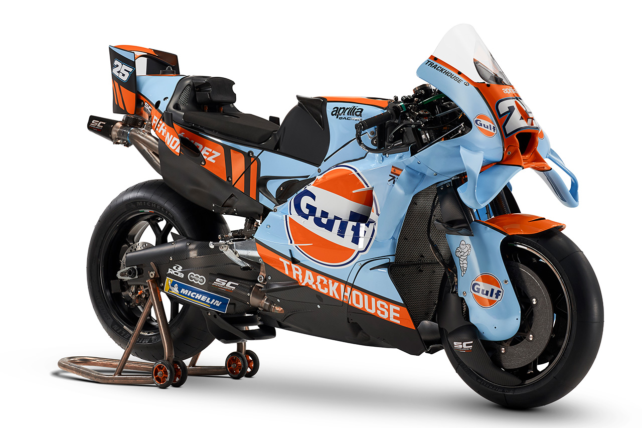 小椋藍を擁するトラックハウスが2026年のカラーリングを披露。ガルフとのコラボカラーも同時発表／MotoGP