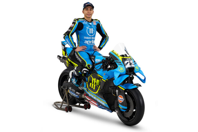 小椋藍を擁するトラックハウスが2026年のカラーリングを披露。ガルフとのコラボカラーも同時発表／MotoGP