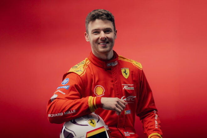 フェラーリ、ル・マン王者フィル・ハンソンをワークスドライバーに任命。2025年の活躍を評価